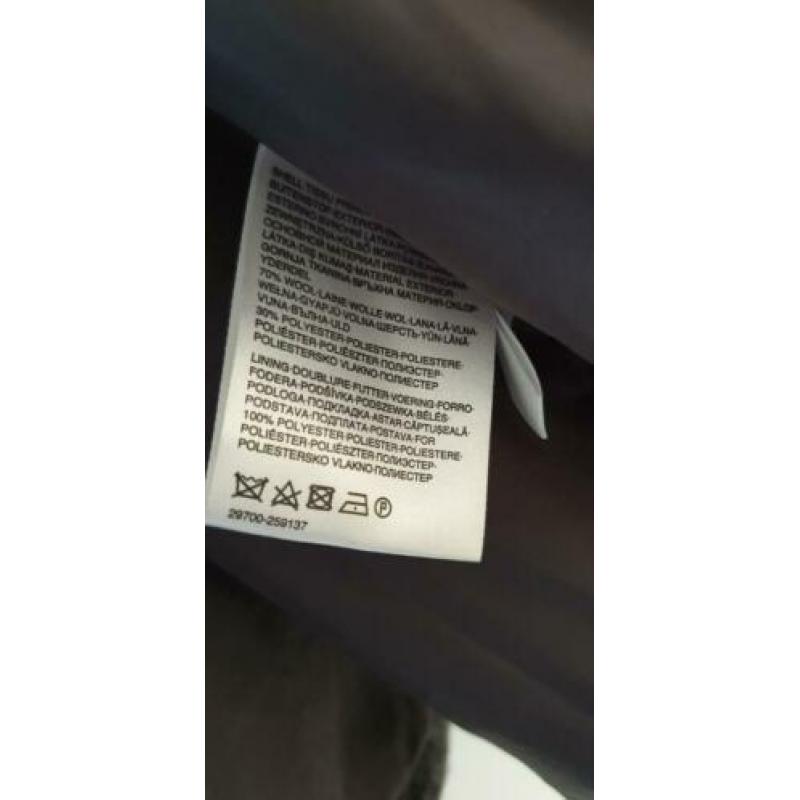 Wollen grijze winterjas Merk: canda premium maat: 48
