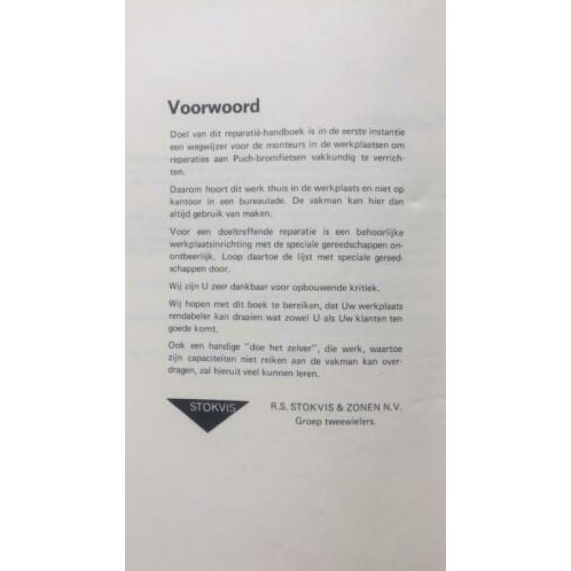 Reparatiehandleiding Puch bromfiets