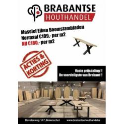 Boomstam tafelbladen verschillende soorten en maten