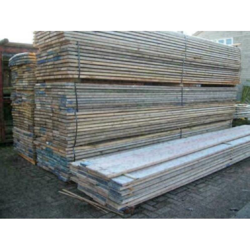 Gebruikte en Nieuwe steigerplanken , steigerdelen steiger
