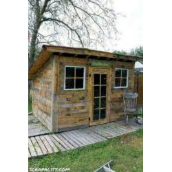 Partij blokpallets / blok pallets bijna gratis , barnwood