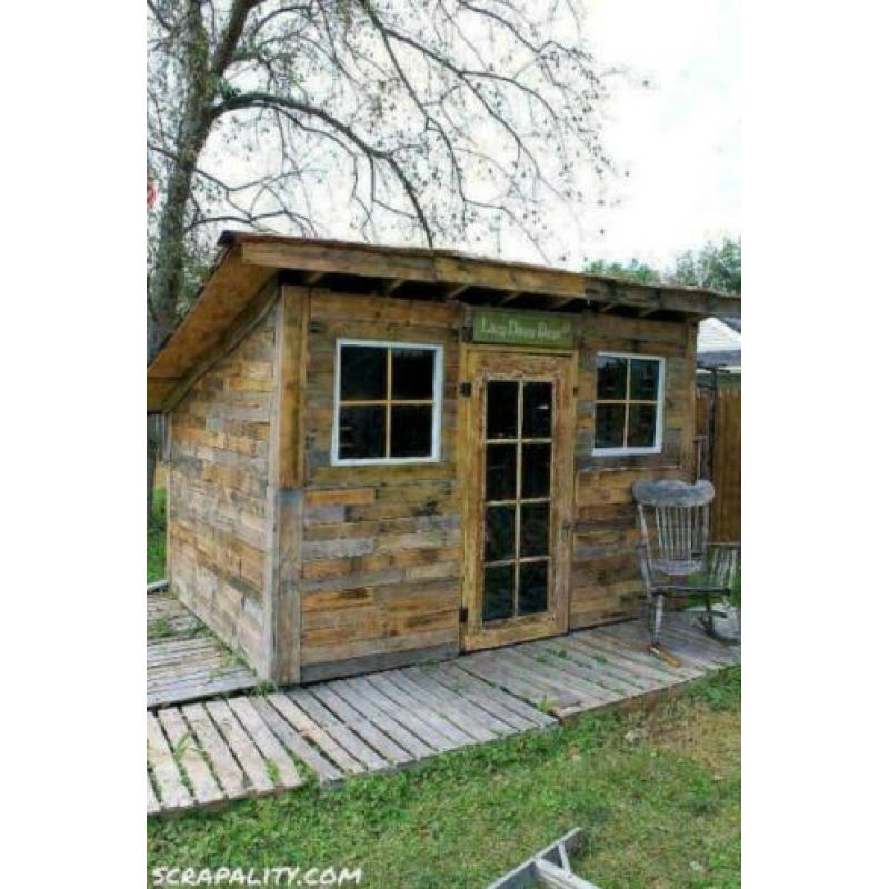 Partij blokpallets / blok pallets bijna gratis , barnwood