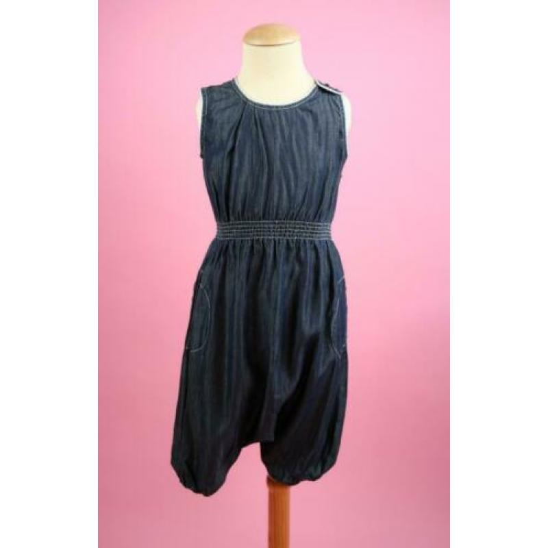 *NIEUW* Drappa Dot jumpsuit donkerblauw maat 116 (6 jaar)