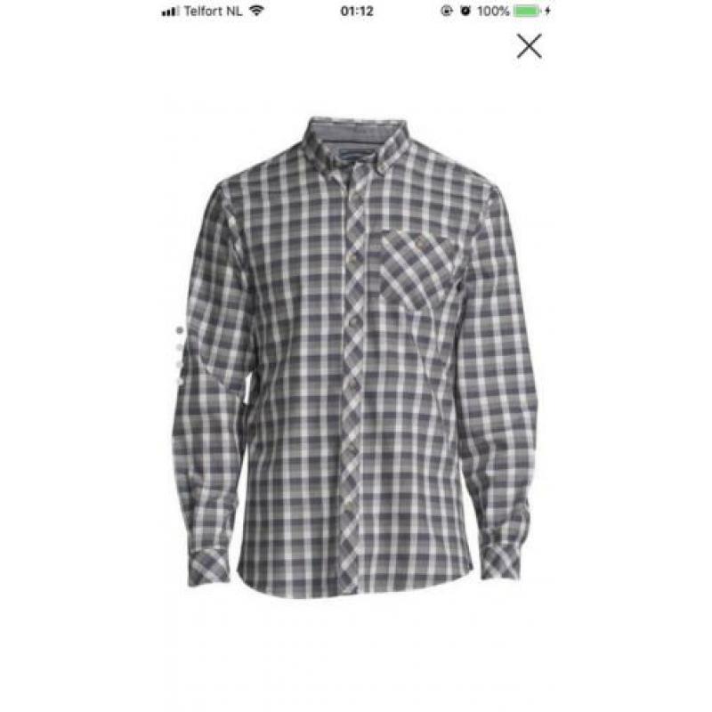 Nieuw slim fit overhemd Tokyo Laundry size S