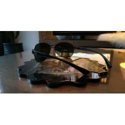 Super rayban met groene glazen piloten model