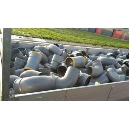 Partij van 15 bigbag met PVC hulpstuk SN8 110 125 160 200 25