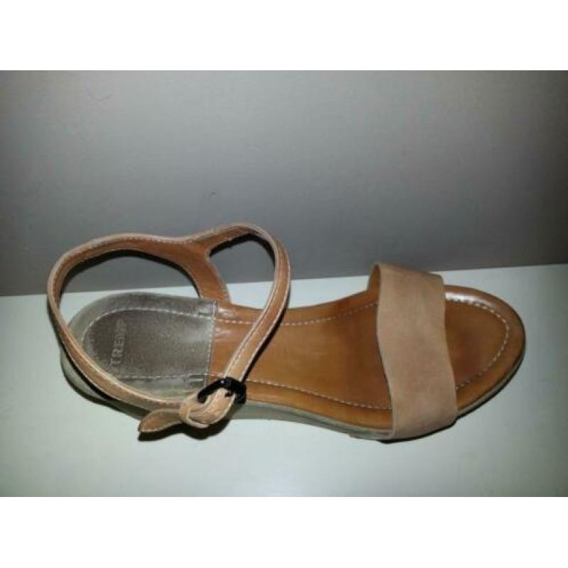 Prachtige TREMP schoenen bruin leder maat 40