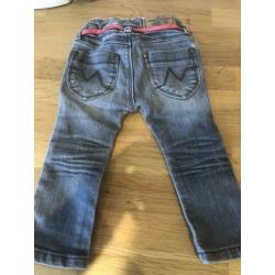 Noppies skinny spijkerbroek. Maat 80. Als nieuw.