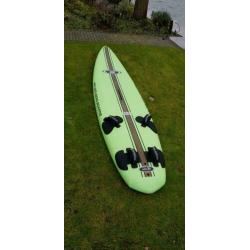 Slalom set. Van den Berg 150l, Loftsails 7.5, RDM Naish +
