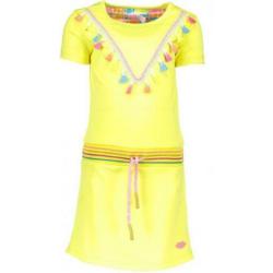 Zomerjurkje Kidz Art nieuw met kaartjes maat 110/116 geel