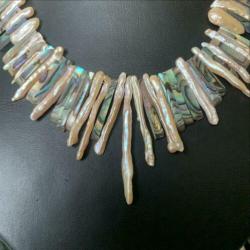 Abalone biwa parel meditatie geluk beschermt yoga uniek love