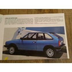 Volkswagen folder ( o.a. polo, golf cabriolet,scirocco) 1983