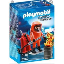 Playmobil 5367 brandweerman met gaspak