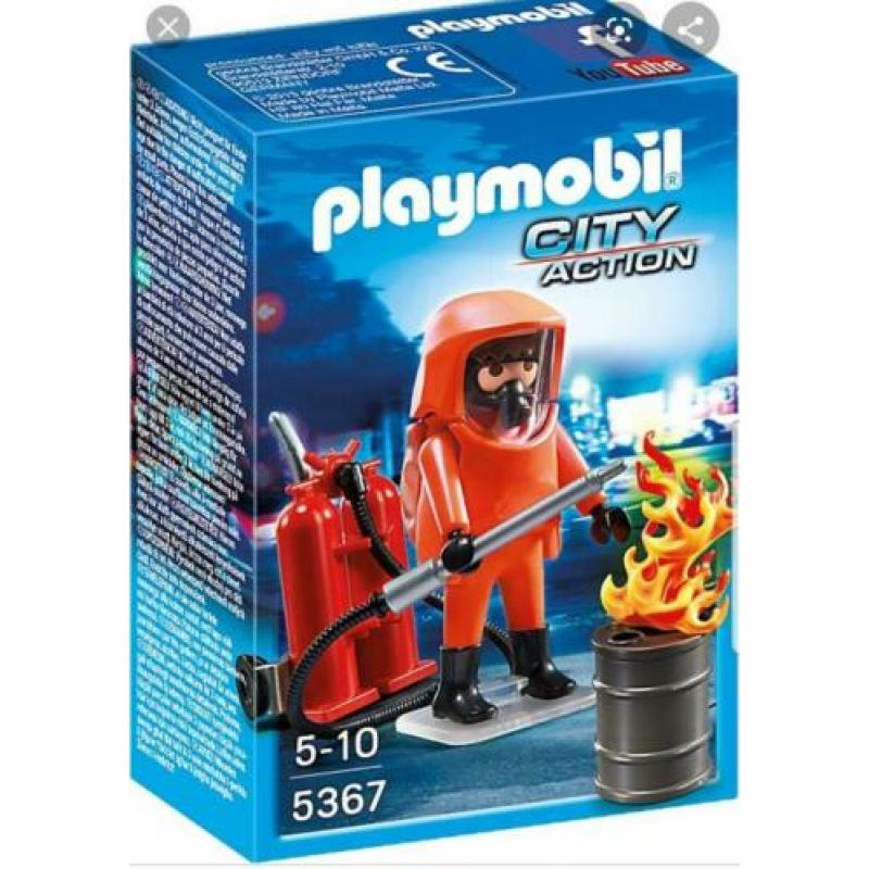 Playmobil 5367 brandweerman met gaspak