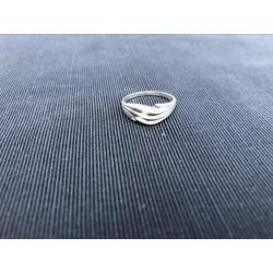 Zilveren ring - maat 17 - zilver 835/1000