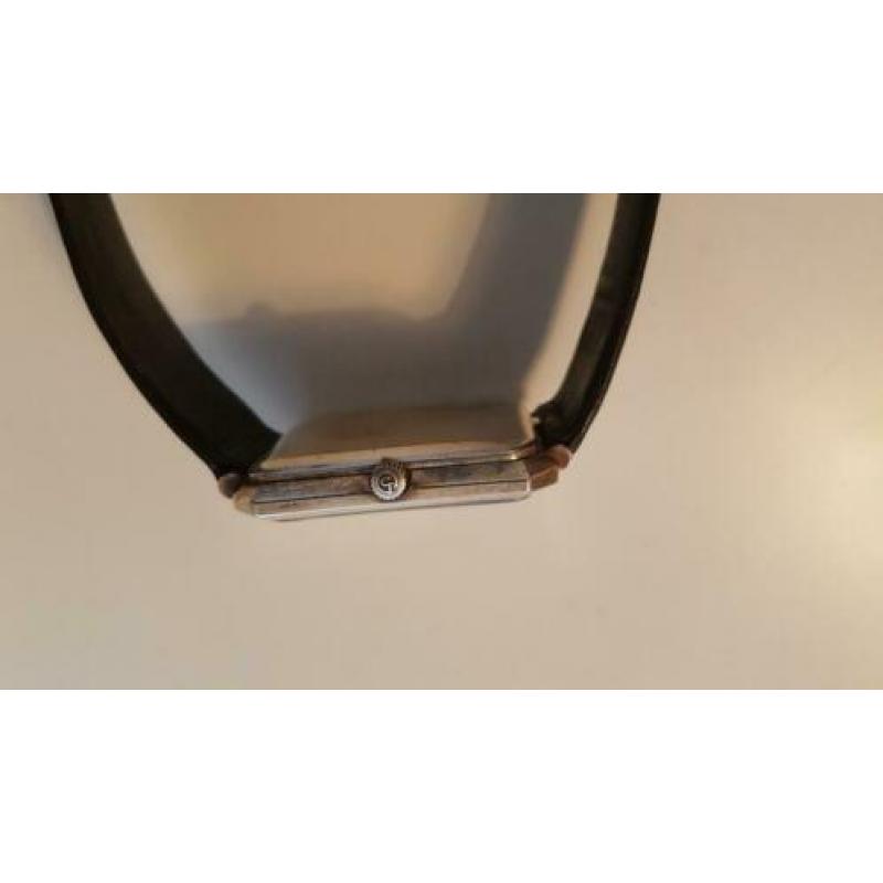 Zilveren golana horloge