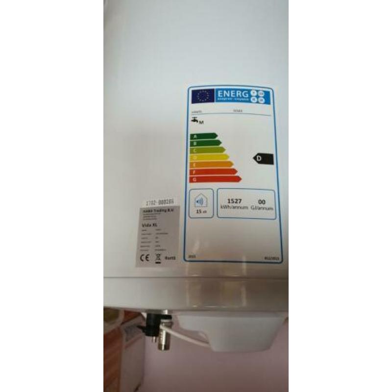 Boiler 80 liter vidaxl paar maanden gebruikt