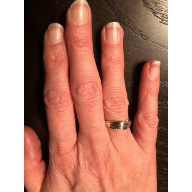 Zilveren ring - maat 17 - zilver 835/1000