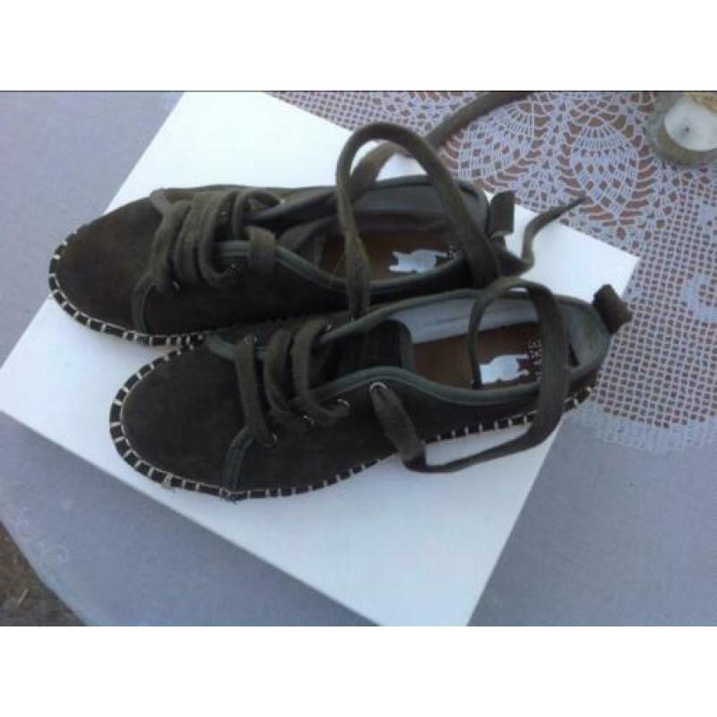 Espadrilles groen 37