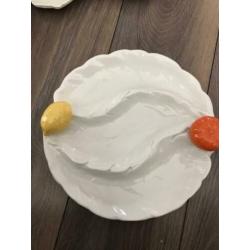 Gedecoreerde schaal/bord
