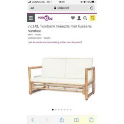 Tuin/balkon bankje