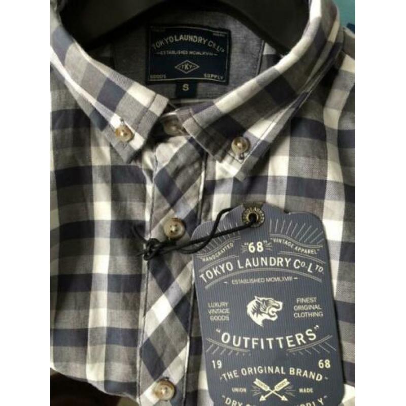 Nieuw slim fit overhemd Tokyo Laundry size S
