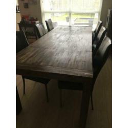 Eettafel Henders & Hazel (200 tot 250) optioneel stoelen
