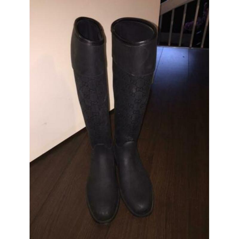 Originele Gucci regenlaarzen / rijlaarzen maat 37