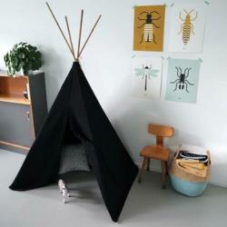 tipi speeltent wafelstof kinderkamer oker ( diverse kleuren)