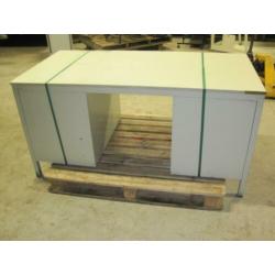 bureau met 2 ladeblokken