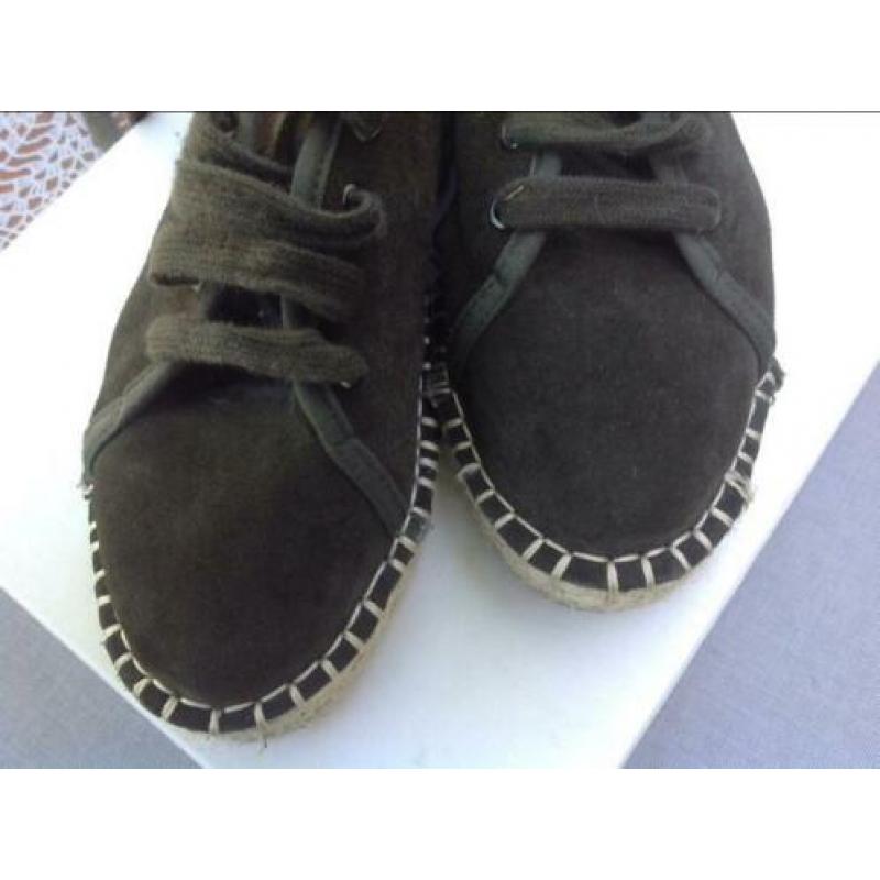 Espadrilles groen 37