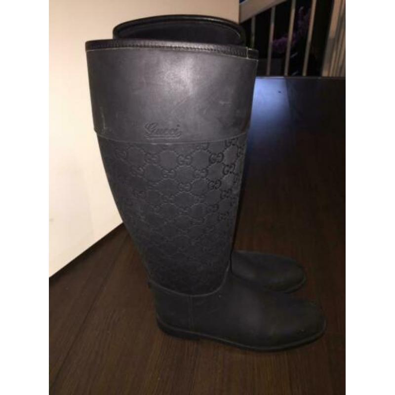 Originele Gucci regenlaarzen / rijlaarzen maat 37