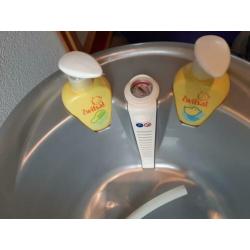 Bébé jou badje met thermometer en pompjes, incl luieremmer