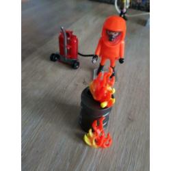 Playmobil 5367 brandweerman met gaspak