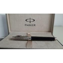 Parker Premier Custom Tartan vulpen 18k