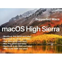 macOS High Sierra 10.13.6 via USB-Stick zonder DVD OSX OS X