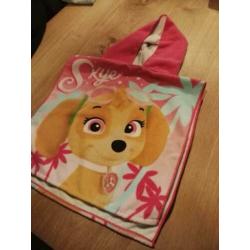 Mooie roze badcape of badponcho €2