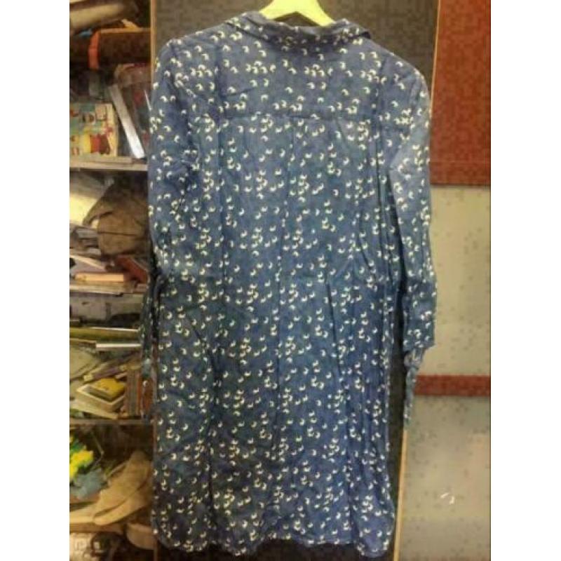 Denim printed tuniek, maat: m/l