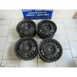 4x 15 inch stalen velg velgen Opel Zafira A, bj '99 t/m '05