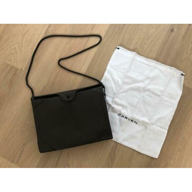 CARVEN – crossbody tas - donkerbruin