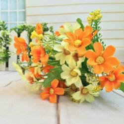 Kunst Madeliefjes Boeket / Nep Plant Bloemen Terras Zijden