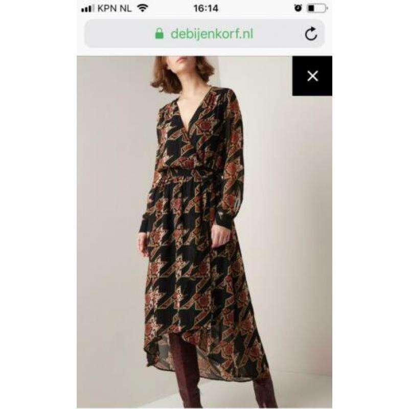 Nieuw! Maison Scotch maxi wikkeljurk maat M