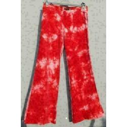 WATCHER koraal/rose batik babyrib broek mt 38