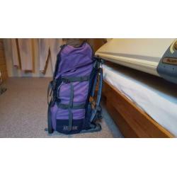 55 liter backpack Hawk