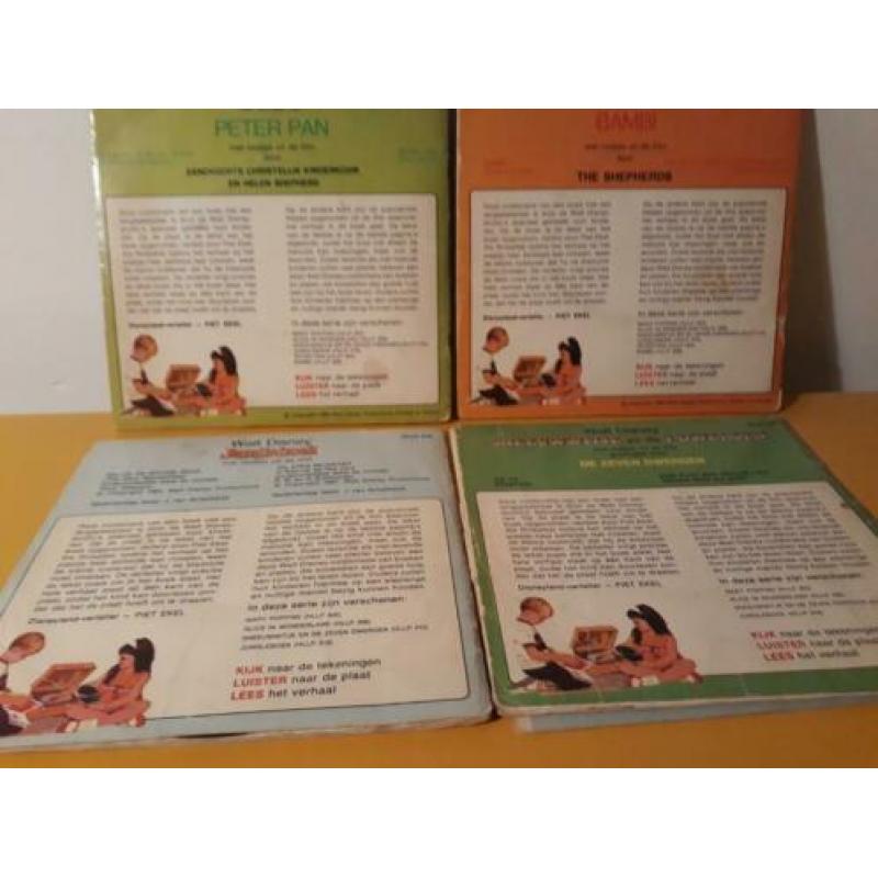Walt disney singles peter pan, bambi, junglebook