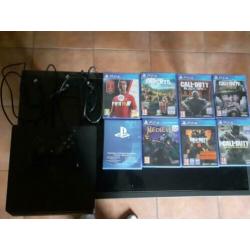 Playstation 4 slim 500Gb met 23 games