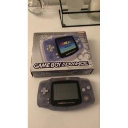 Gameboy Advance in doos met Super Mario Bros 3 (topconditie)