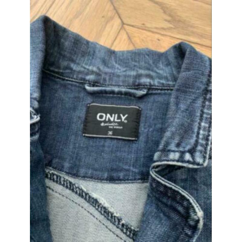ONLY cropped jeans spijker jasje maat S NIEUW