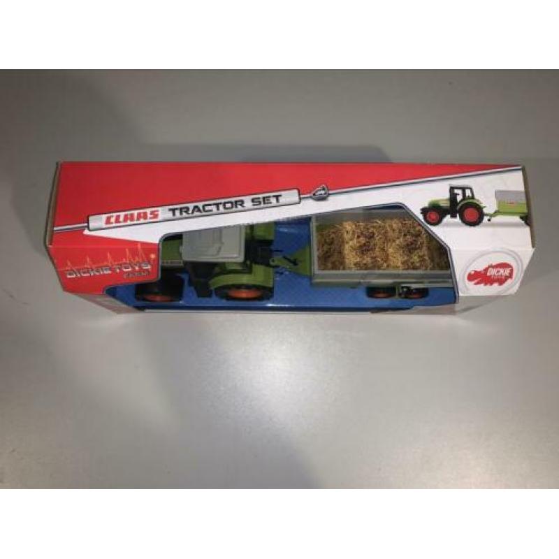 Nieuw claas tractor set trekker met trailer speelgoed