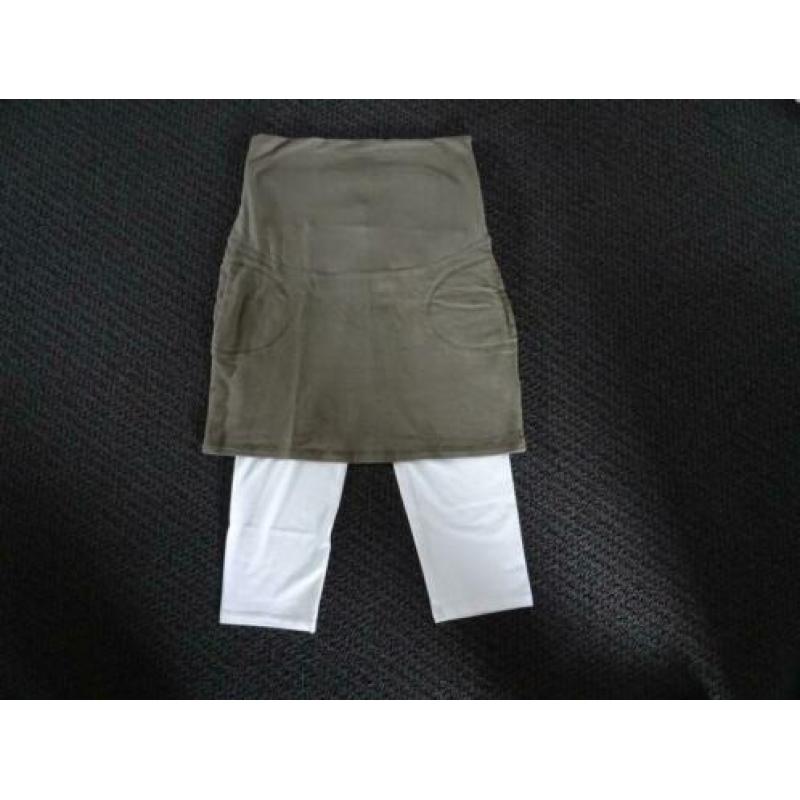 2 x witte noppies legging S/M (1 nieuwe / 1 gebruikt)